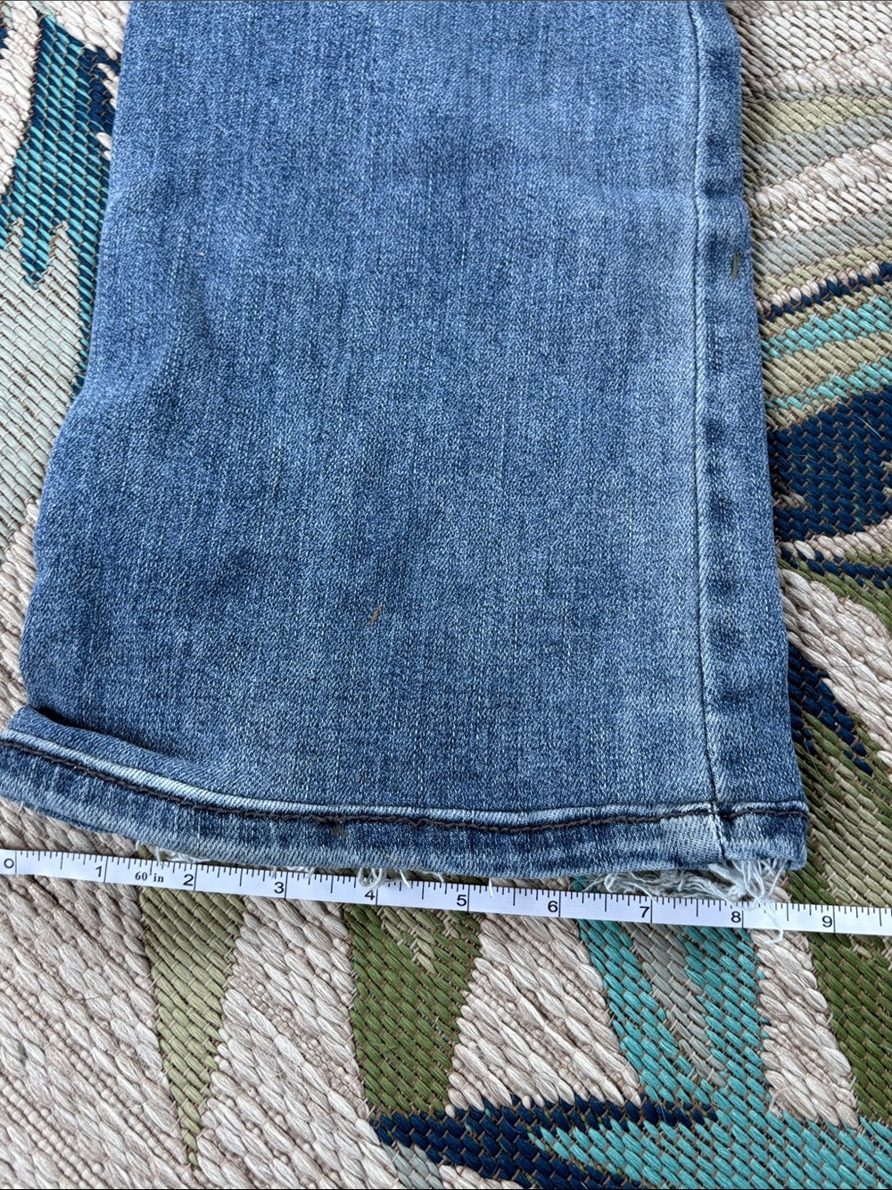 Distressed Blue Judy Blue Women's Flare Jeans - Picture 9 of 11